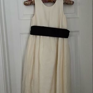 And Taylor ivory flower girl dress